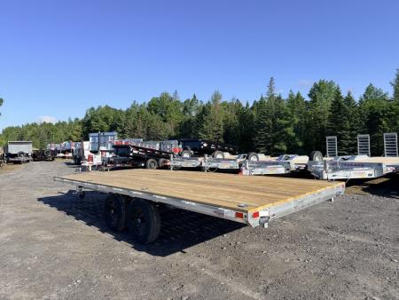 New 2026 High Country 101" x 20' Flat Deck Aluminum Deckover Utility/ Trap Trailer w/ 9,990LB GVWR