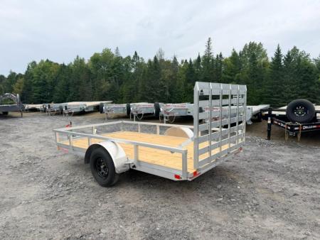New 2027 High Country 80" x 12' Aluminum Single Axle Open Landscape Utility Trailer