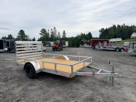 New 2027 High Country 80" x 12' Aluminum Single Axle Open Landscape Utility Trailer