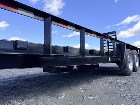 New 2026 Kaufman 7' x 20' Tandem Axle Utility Trailer w/ 17,000LB GVWR & Fork Holders!