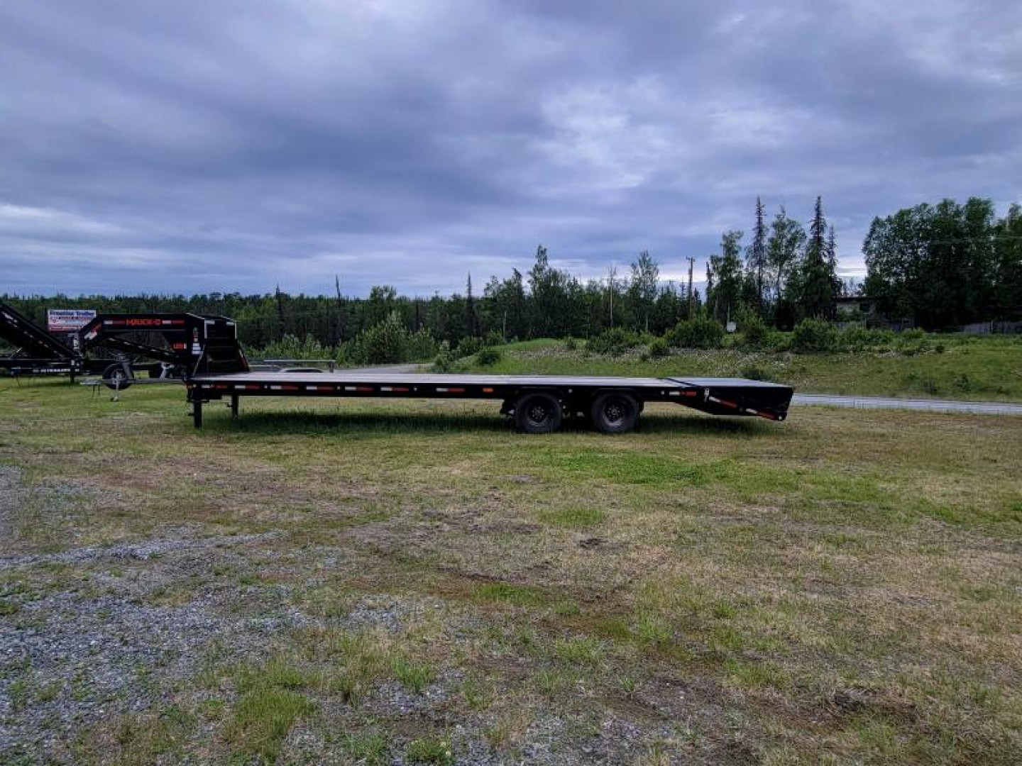 Used 32' MAXXD Low Pro Equipment Trailer