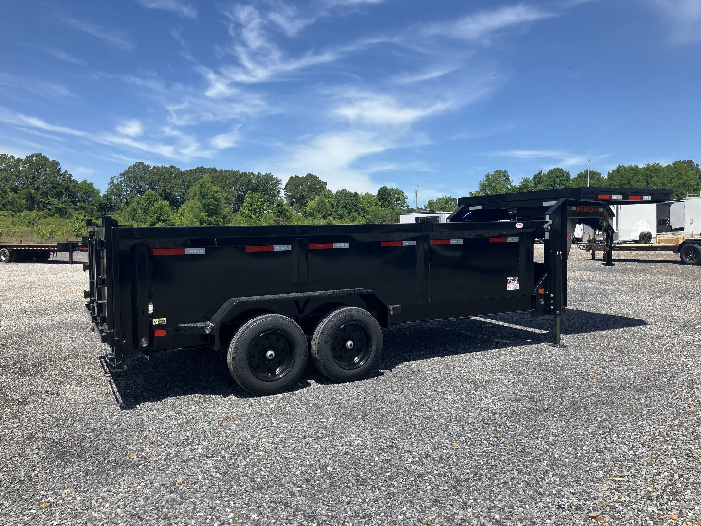 New 2026 MAXXD Gooseneck Dump Trailer | 16' x 83' 18K GVWR