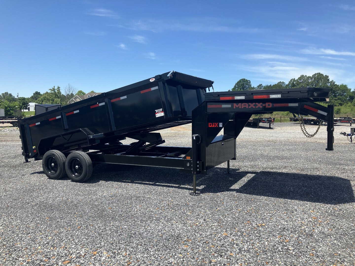 New 2026 MAXXD Gooseneck Dump Trailer | 16' x 83' 18K GVWR