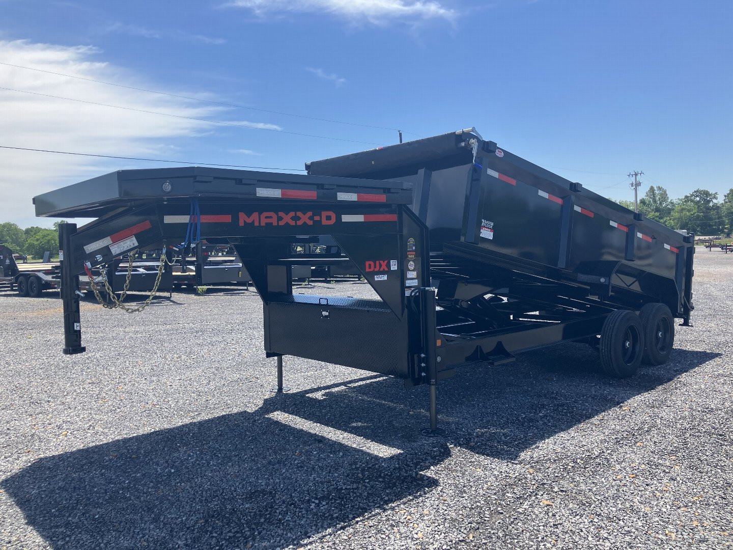 New 2026 MAXXD Gooseneck Dump Trailer | 16' x 83' 18K GVWR