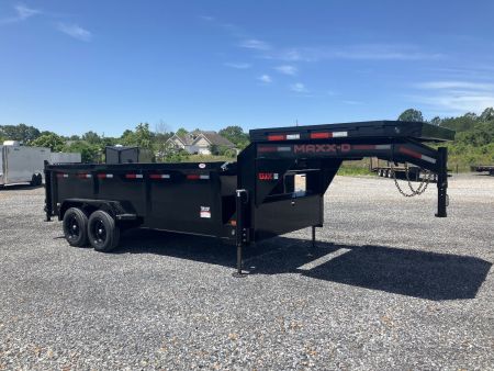 New 2026 MAXXD Gooseneck Dump Trailer | 16' x 83' 18K GVWR