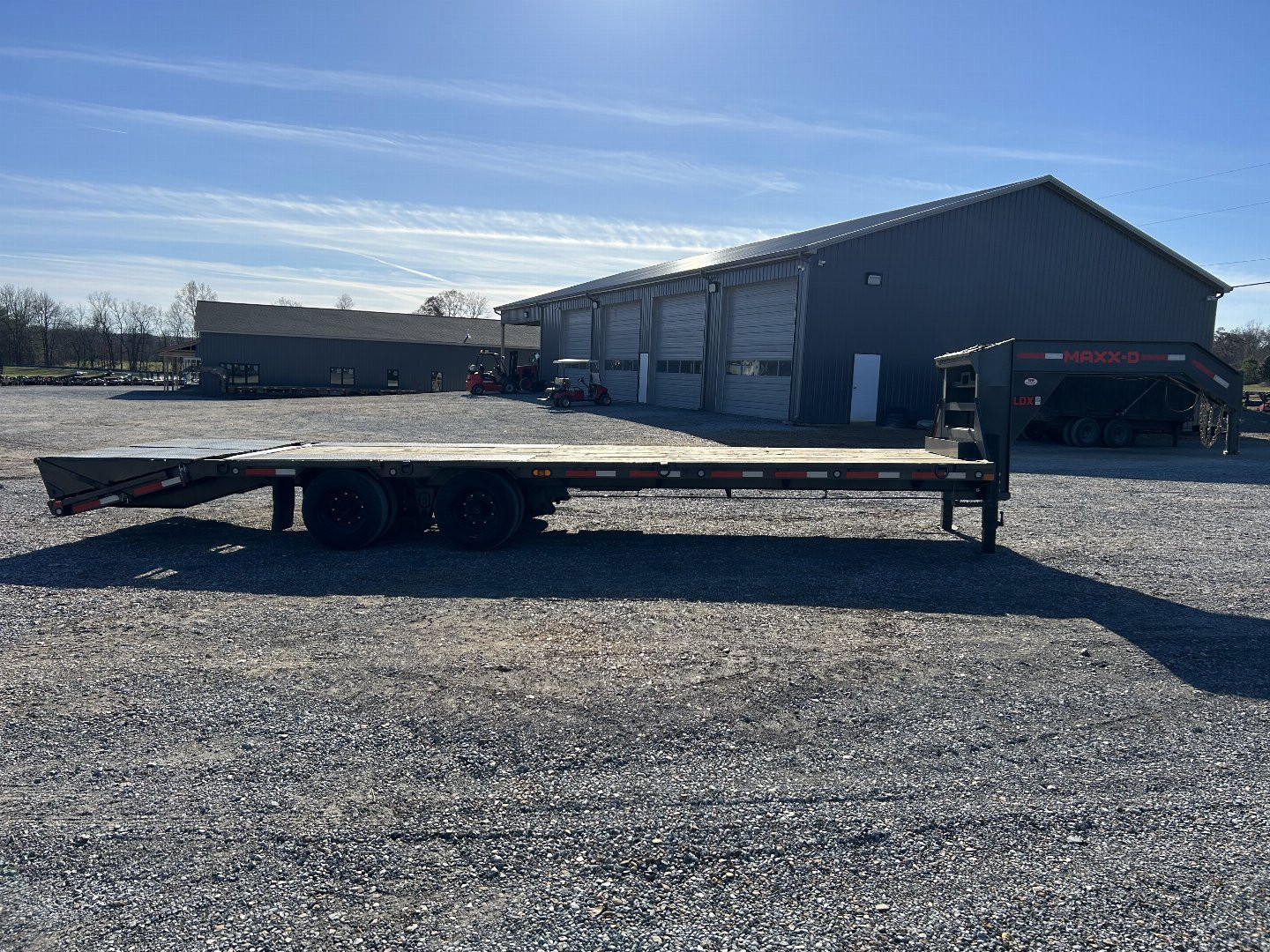 Used 2024 MAXXD Gooseneck Flatbed Trailer | 102" x 28' 30K GVWR