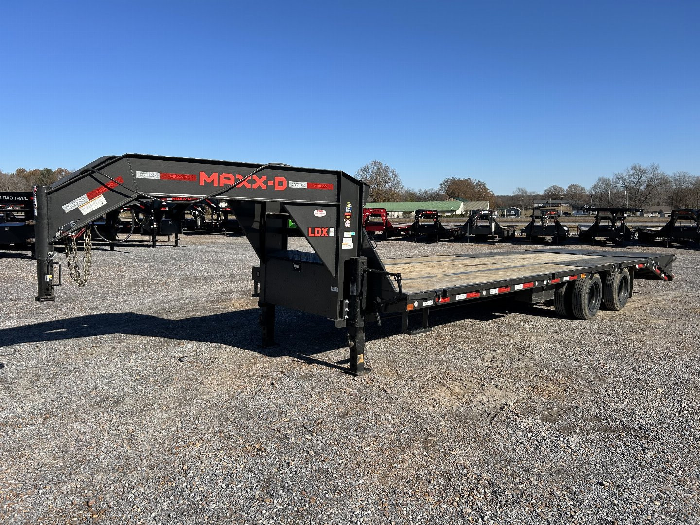 Used 2024 MAXXD Gooseneck Flatbed Trailer | 102" x 28' 30K GVWR