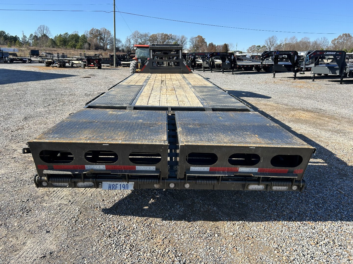 Used 2024 MAXXD Gooseneck Flatbed Trailer | 102" x 28' 30K GVWR