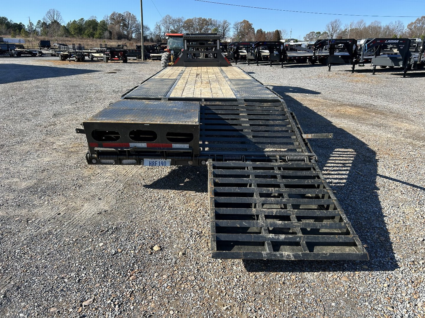 Used 2024 MAXXD Gooseneck Flatbed Trailer | 102" x 28' 30K GVWR