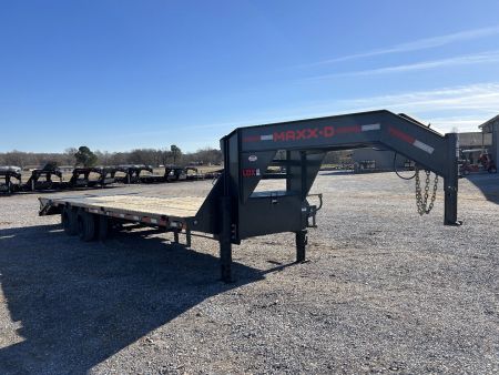 Used 2024 MAXXD Gooseneck Flatbed Trailer | 102" x 28' 30K GVWR