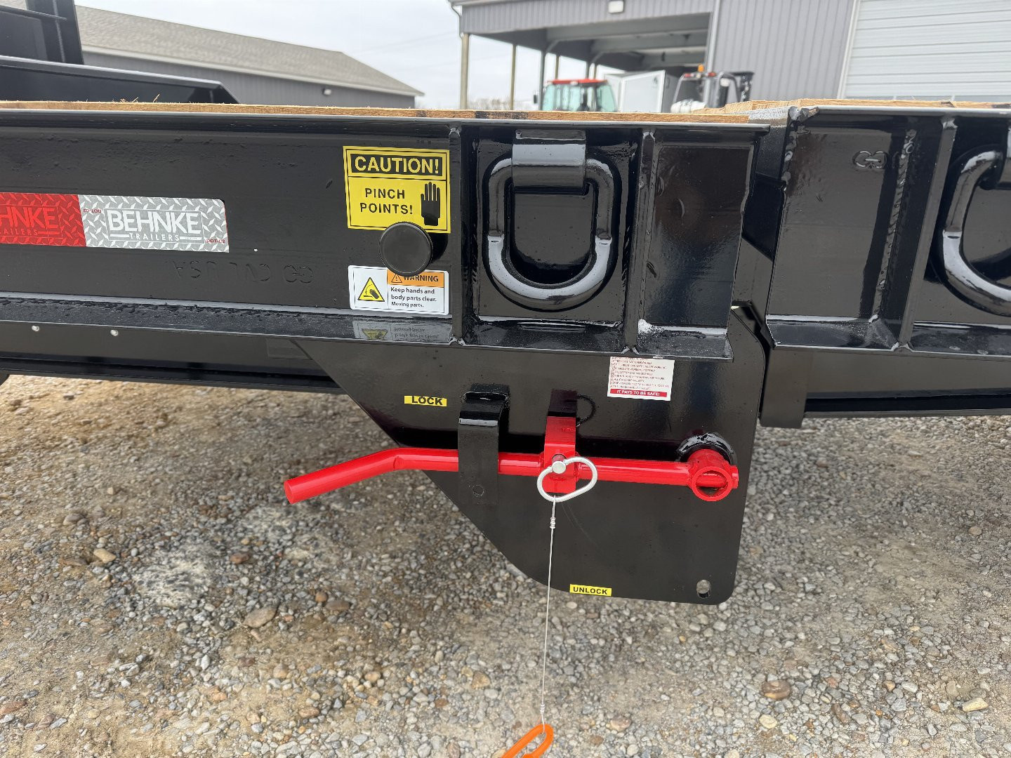 New 2025 Behnke 102"x30' 20 TON Pintle Hitch Tag Trailer *AIR TILT*