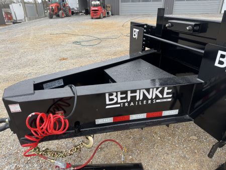 New 2025 Behnke 102"x30' 20 TON Pintle Hitch Tag Trailer *AIR TILT*