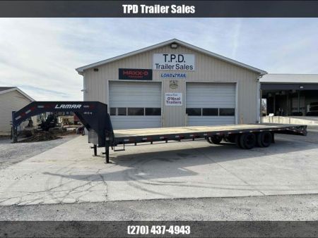 New 2024 Lamar 102" x 32' 22k Gooseneck Trailer
