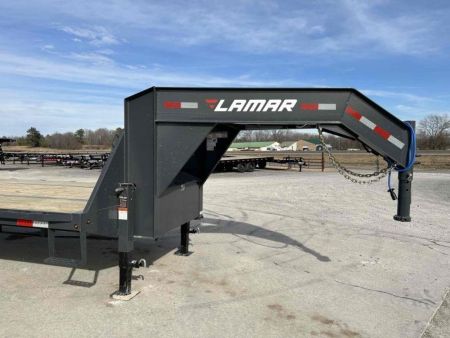 New 2024 Lamar 102" x 32' 22k Gooseneck Trailer