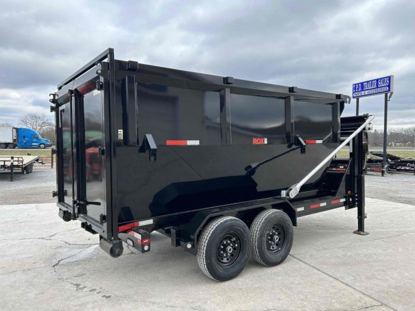 New 2024 MAXXD Roll Off Dump Trailer | 83" x 14' 14K GVWR