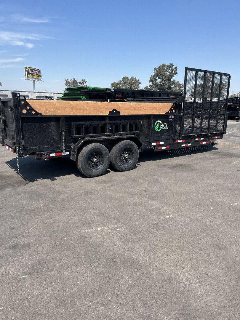 New 2024 BCL Fabrication LANDSCAPE DUMP Specialty Trailer