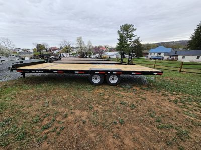 New 2025 PEQUEA DECKOVER 24 Flatbed Trailer