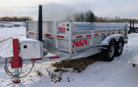 New RENTAL-2025 N & N 14' INNO Dump Trailer 82x14 TA 14k