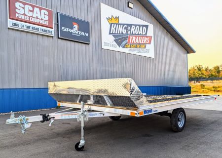 New 2025 Mission MFS 101X12 Snowmobile Trailer