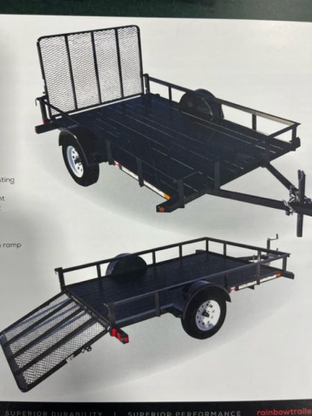 New 2024 Rainbow Trailers  83x12 SA Utility Trailer
