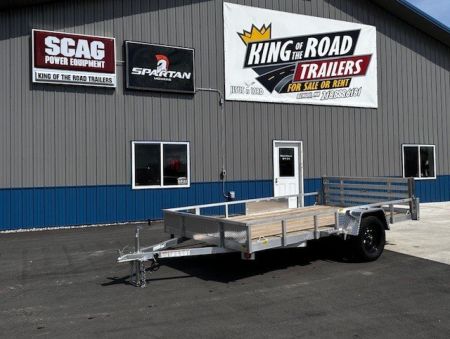 New 2024 QUALITY STEEL AND ALUMINUM 82 x12 SA Alum Utility Trailer