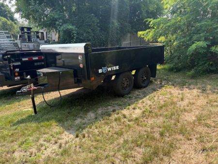 New BWISE DTR7 72" x 10' 7K Light Duty Tandem Axle