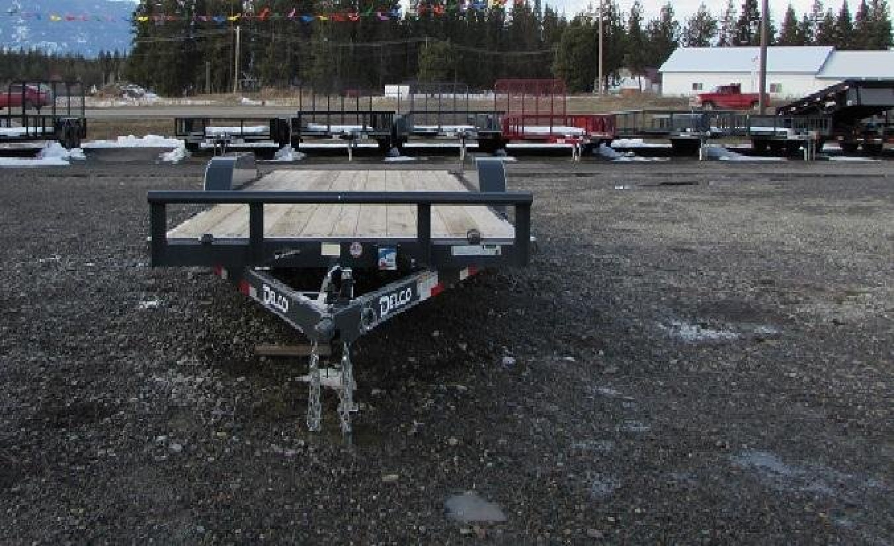 New 2022 Delco Trailers 83x18 Car Hauler