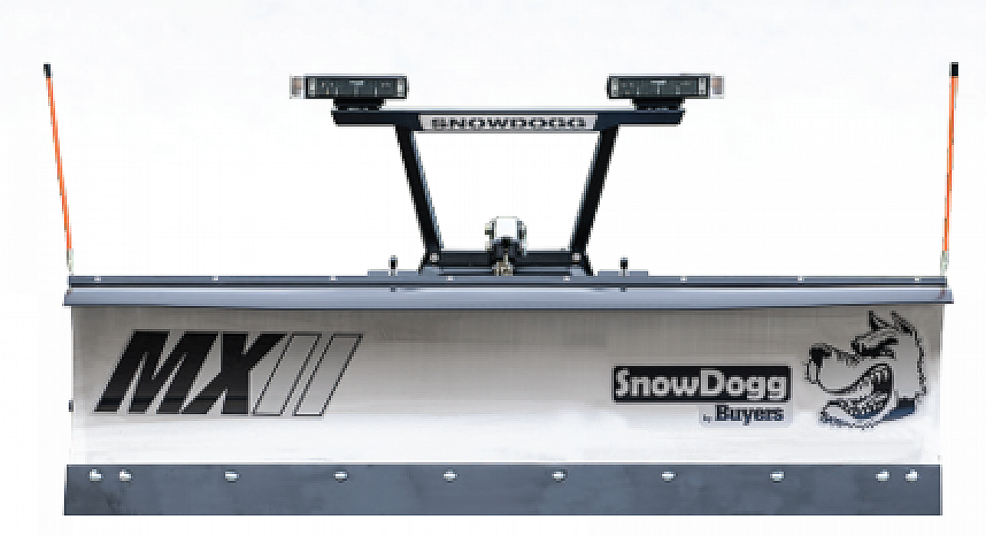 New 2026 SNOWDOGG (MX75II) 8' MD Gen 2 Stainless Steel Snow Plow
