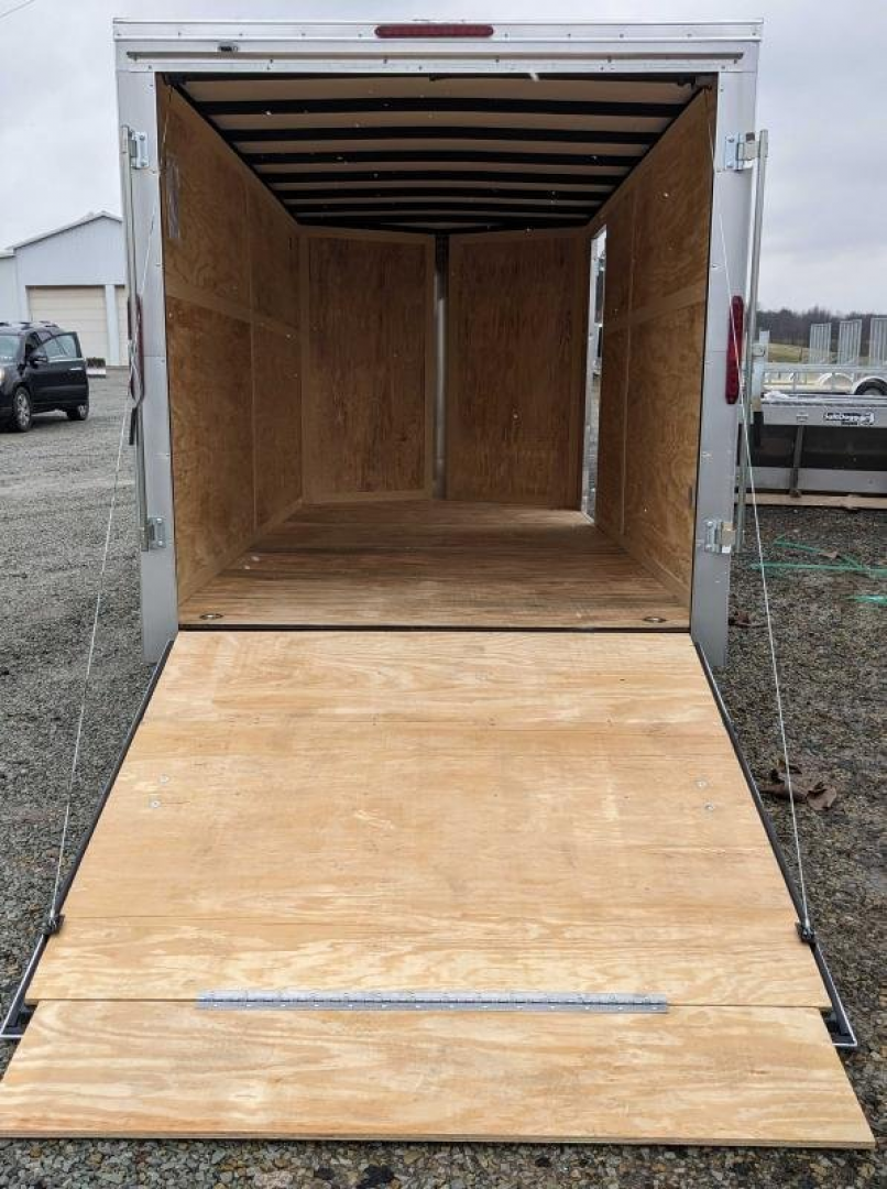Mt Interepid New 2026 Homesteader 7x16 Intrepid V-Nose Cargo Trailer w/ Ramp Door ...