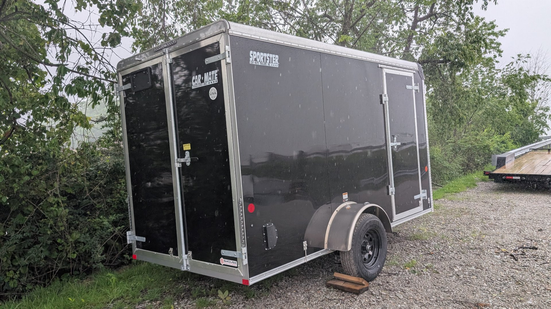 New 2025 Car Mate 6x12 Sportster Cargo Trailer w/ Barn Doors