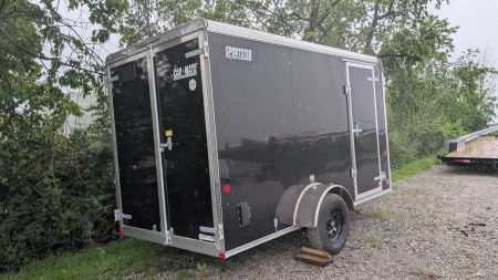 New 2025 Car Mate 6x12 Sportster Cargo Trailer w/ Barn Doors