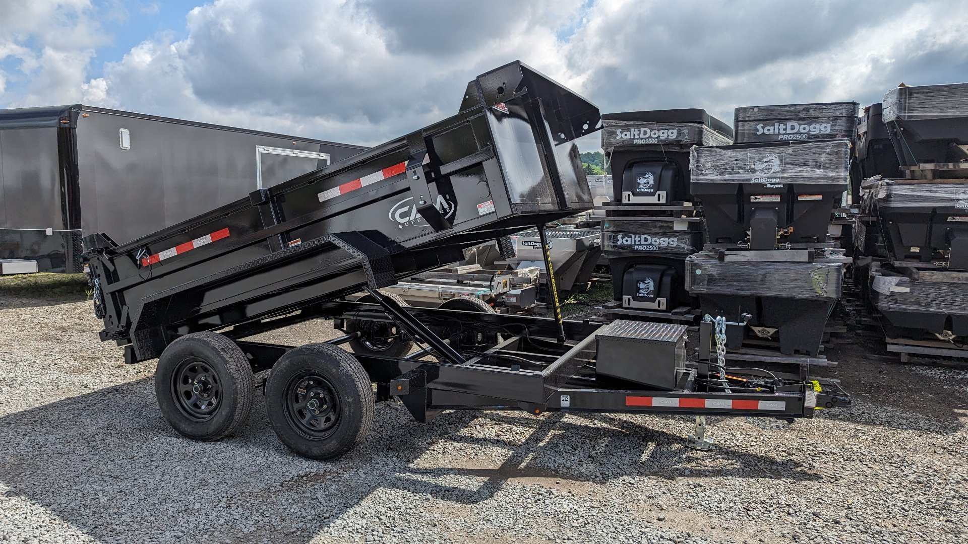 New 2025 CAM Superline 6x12 Lo Pro Standard Duty Equipment Dump Trailer (PRICE DROP!!)