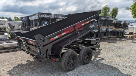 New 2025 CAM Superline 6x12 Lo Pro Standard Duty Equipment Dump Trailer (PRICE DROP!!)