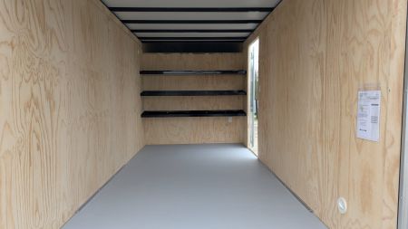 New 2025 Car Mate 7x16 HD Contractor Trailer w/ Rear Barn Doors (9990#)