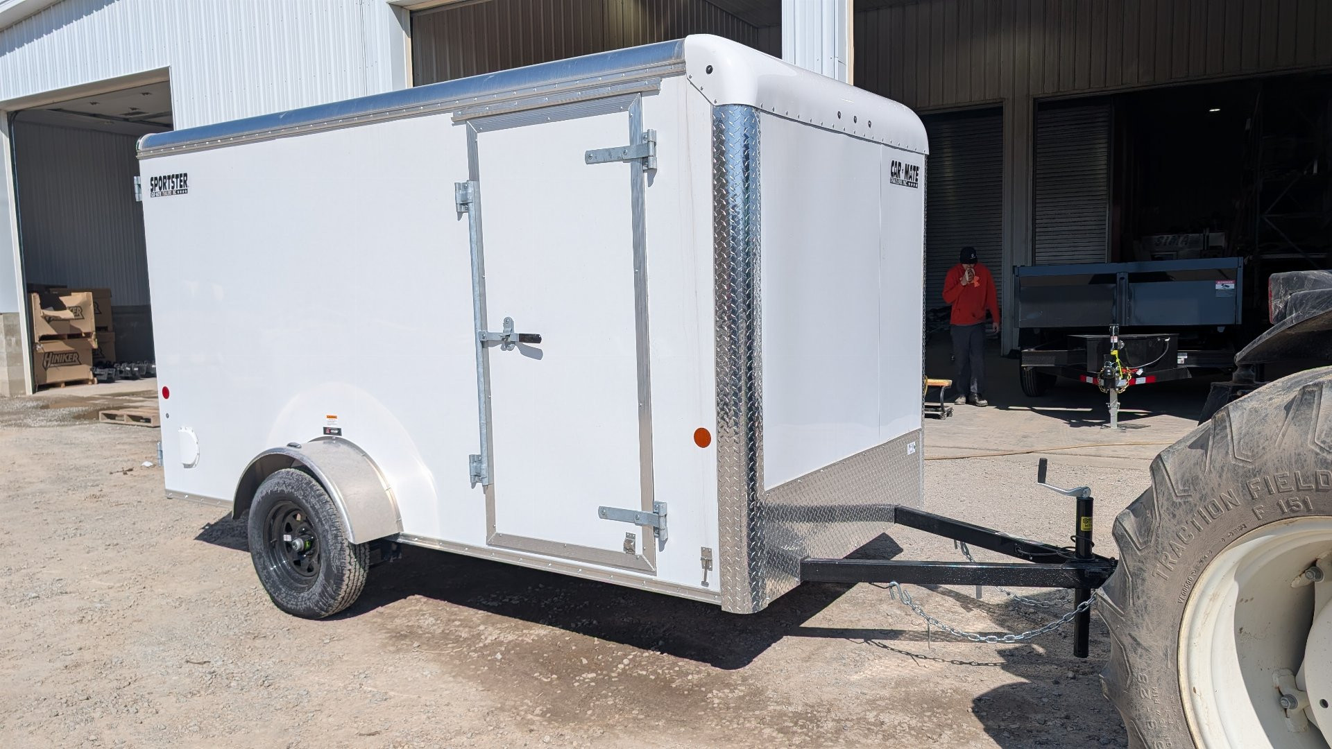 New 2025 Car Mate 6x12 Sportster Cargo Trailer w/ Barn Doors