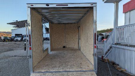 New 2025 Legend 7.5 x 14 + 2' V Thunder V-Nose Cargo Trailer w/ Ramp (84" DOOR OPENING!!!)