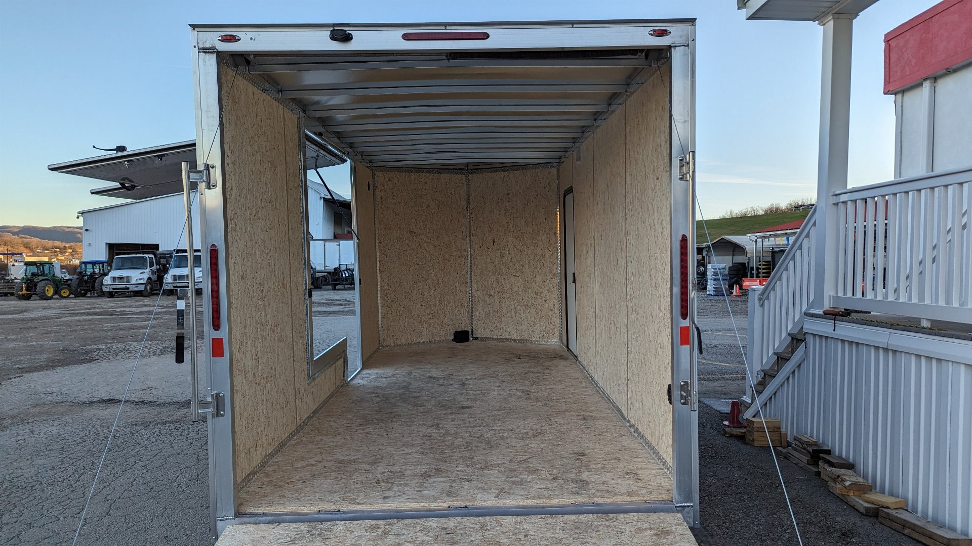 New 2025 Legend 7.5 x 16 + 2' V-Nose Thunder Enclosed Cargo Trailer w/ Ramp (84" Inside!!!)