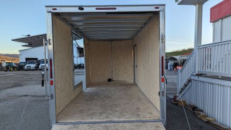 New 2025 Legend 7.5 x 16 + 2' V-Nose Thunder Enclosed Cargo Trailer w/ Ramp (84" Inside!!!)