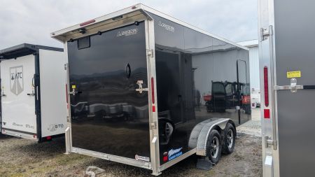 New 2025 Legend 7.5 x 16 + 2' V-Nose Thunder Enclosed Cargo Trailer w/ Ramp (84" Inside!!!)