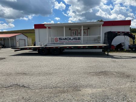 New 2025 Belmont 32' Gooseneck Deckover w/ 12' Hydraulic Dove Tail (PRICE DROP!!)