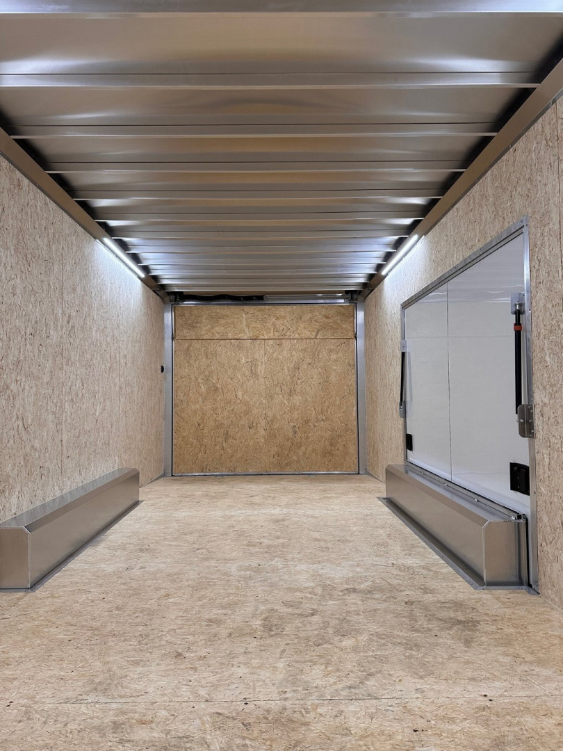 New NEW 2025 ATC 8.5 x 24 ROM400 Enclosed ALUMINUM Car Hauler w/ PED Door