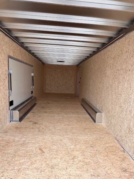New NEW 2025 ATC 8.5 x 24 ROM400 Enclosed ALUMINUM Car Hauler w/ PED Door
