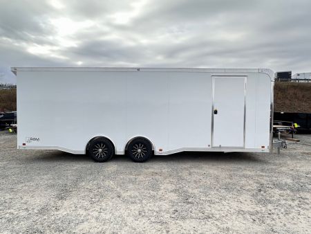 New NEW 2025 ATC 8.5 x 24 ROM400 Enclosed ALUMINUM Car Hauler w/ PED Door