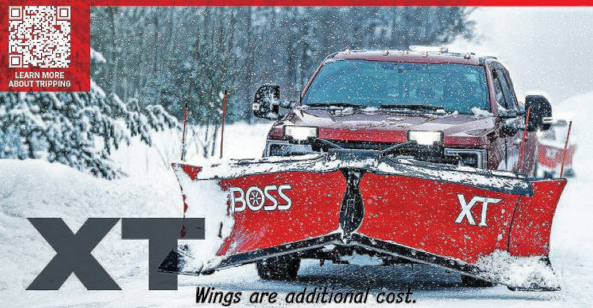 New BOSS Snowplow 9'2" Steel XT V-Plow - Full Trip