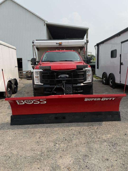 New BOSS Snowplow 8' Steel Super Duty Snow Plow - Full Trip CFT