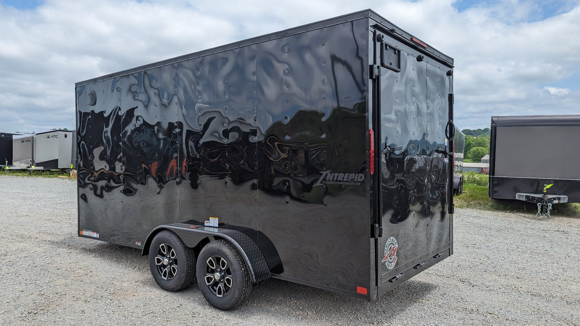 New 2025 Homesteader 7x16 Intrepid V-Nose Cargo Trailer w/ Ramp Door (84" Inside!!!)