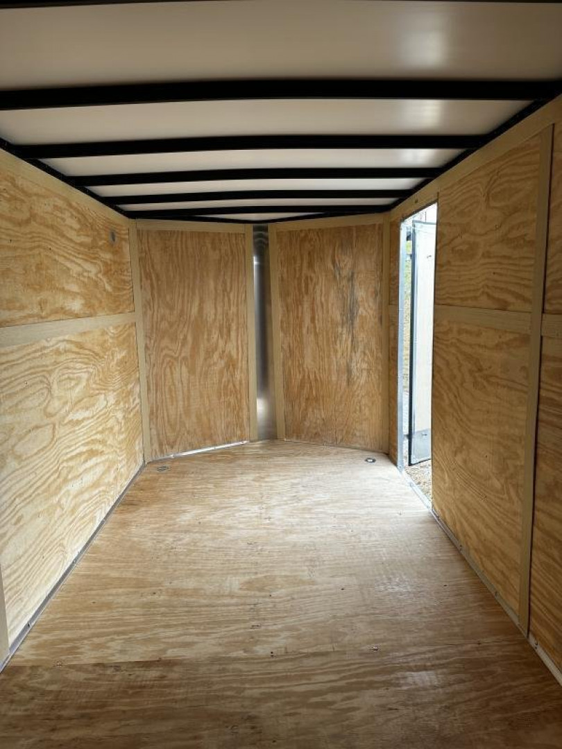 New 2025 Homesteader 7x16 Intrepid V-Nose Cargo Trailer w/ Ramp Door (84" Inside!!!)