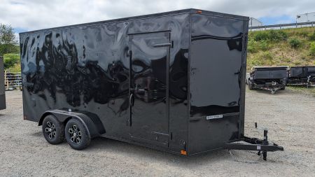 New 2025 Homesteader 7x16 Intrepid V-Nose Cargo Trailer w/ Ramp Door (84" Inside!!!)