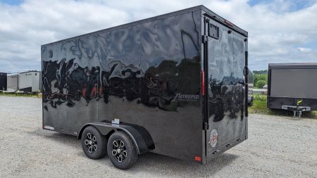 New 2025 Homesteader 7x16 Intrepid V-Nose Cargo Trailer w/ Ramp Door (84" Inside!!!)