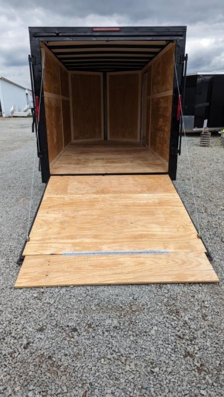 New 2025 Homesteader 7x16 Intrepid V-Nose Cargo Trailer w/ Ramp Door (84" Inside!!!)